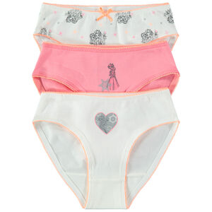 Juego de 3 culottes de algodón con estampado Elsa Frozen Disney 