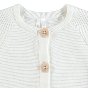 Chaqueta de punto con botones de efecto cuerno  Main Chaqueta de punto con botones de efecto cuerno