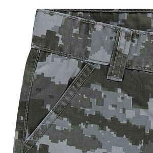 Bermudas de sarga con estampado militar 