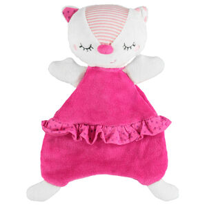 De tejido de punto de tela sherpa y de terciopelo con gato fantasía 