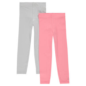Lot de 2 leggings longs unis   Main Lot de 2 leggings longs unis