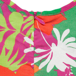 Túnica sin mangas con estampado de flor 