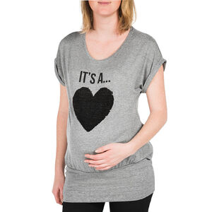 Camiseta manga corta de embarazo mágica Es una niña 