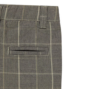 Pantalón de algodón de cuadros con Príncipe de Gales 