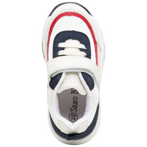 Zapatillas bajas que contrastan con suel compensada 