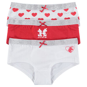 Pack de 3 culottes de algodón Disney con estampado Mickey & Minnie ©Disney  Main Pack de 3 culottes de algodón Disney con estampado Mickey & Minnie ©Disney