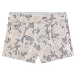 Pantalón corto con estampado militar de jaquard all over  Main Pantalón corto con estampado militar de jaquard all over