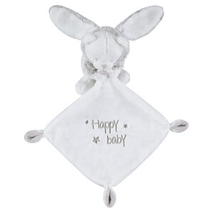 Doudou de terciopelo con forma de conejo 
