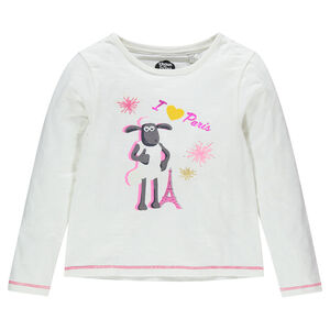 Camiseta manga larga con estampado 