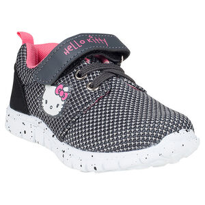 Zapatillas de deporte de caña baja Hello Kitty con cordones con sujeción mediante elástico con estampado 