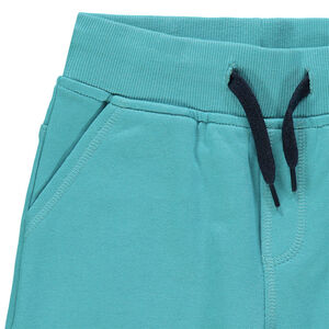 Bermudas de felpa jaspeada. 