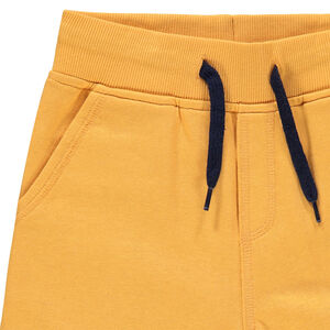 Bermudas de felpa jaspeada. 