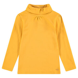 Camiseta interior lisa con de cuello vuelto con logo estampado 