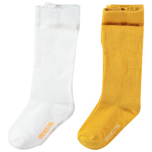 Pack de 2 medias gruesas rojas/gris jaspeado 