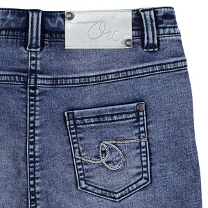 Shorts vaqueros con efecto desgastado y bolsillos  Main Shorts vaqueros con efecto desgastado y bolsillos