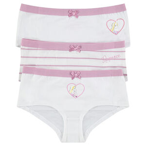 Juego de 3 shortys de algodón con estampado de Enredados de ©Disney  Main Juego de 3 shortys de algodón con estampado de Enredados de ©Disney