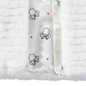 Chaqueta de pelo falso con bordados de Minnie y cinturón con brillos  Main Chaqueta de pelo falso con bordados de Minnie y cinturón con brillos