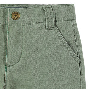 Bermudas por encima de la rodilla de algodón de fantasía 