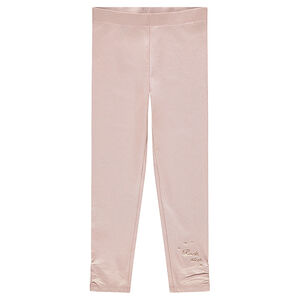 Júnior - Legging irisado con frunces e inscripción estampada  Main Júnior - Legging irisado con frunces e inscripción estampada