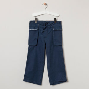 Pantalón vaporoso con nudo   