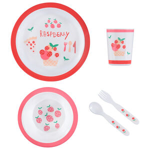Conjunto para comer Raspberry - 5 piezas 