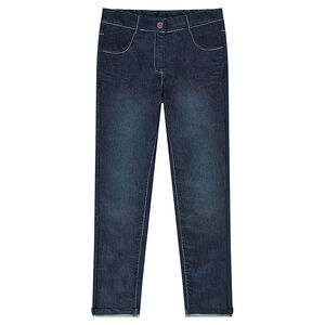 Jeans efecto usado con bolsillos  Main Jeans efecto usado con bolsillos