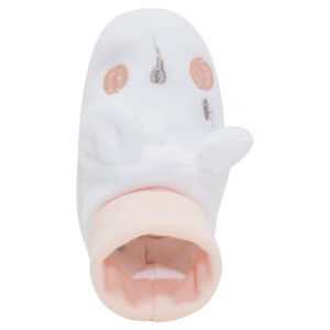 Patucos de terciopelo con forma de koala con orejas de relieve 