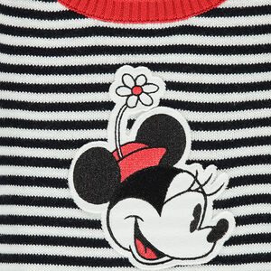 Vestido de manga larga de punto con parche de Minnie ©Disney 