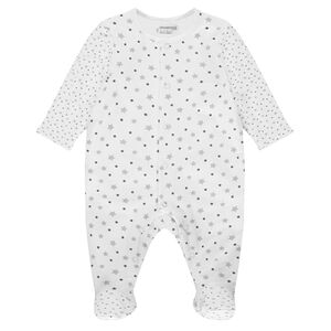 Mono de dormir de algodón con estampado de estrella 