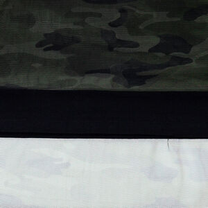 Júnior - Falda con doble largo y tul estampado de camuflaje  