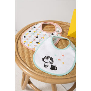 Pack de baberos de punto de fantasía 