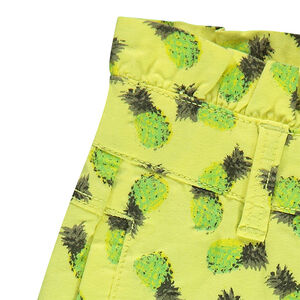 Pantalón corto de sarga con estampado de fantasía all over  Main Pantalón corto de sarga con estampado de fantasía all over