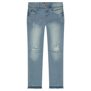 Vaqueros skinny efecto gastado 