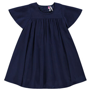 Vestido ligero oversize de crepé 