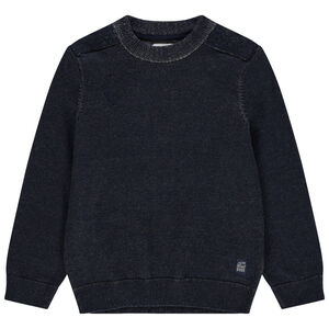 Pull en tricot effet used  