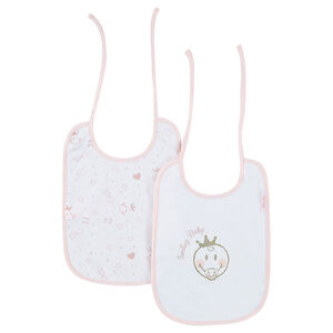 Juego de 2 baberos de punto ©Smiley 