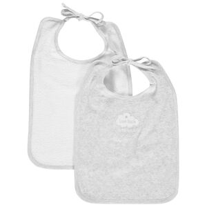 Lot de 2 grands bavoirs en coton bio  Main Lot de 2 grands bavoirs en coton bio