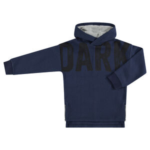 Júnior - Sudadera de felpa de fantasía con texto estampado 