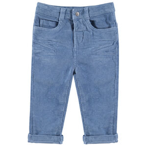 Pantalón de terciopelo de milrayas con bolsillos 