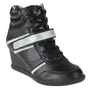 Zapatillas de deporte con suela plataforma con cordones con velcro 