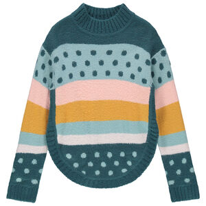 Pull en tricot à motifs jacquard 