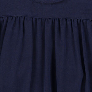 Vestido ligero oversize de crepé 