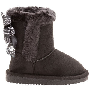 Botines de media caña con lazos estampados de satén de la 20 a la 23 