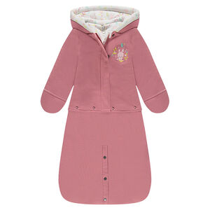 Saco de dormir de muletón con conejo bordado 