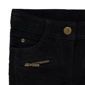 Pantalón slim de terciopelo 