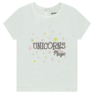 Camiseta de manga corta de punto con estampado de fantasía  Main Camiseta de manga corta de punto con estampado de fantasía