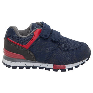 Deportivas bajas brillantes con velcro 