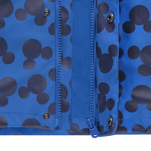 Parka de goma con perfil de Mickey all over 