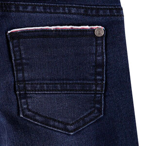 Júnior - Vaqueros de corte skinny con efecto desgastado y arrugado 