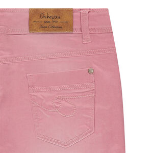 Júnior - Pantalón de sarga de corte slim con efecto desgastado y arrugado.  Main Júnior - Pantalón de sarga de corte slim con efecto desgastado y arrugado.